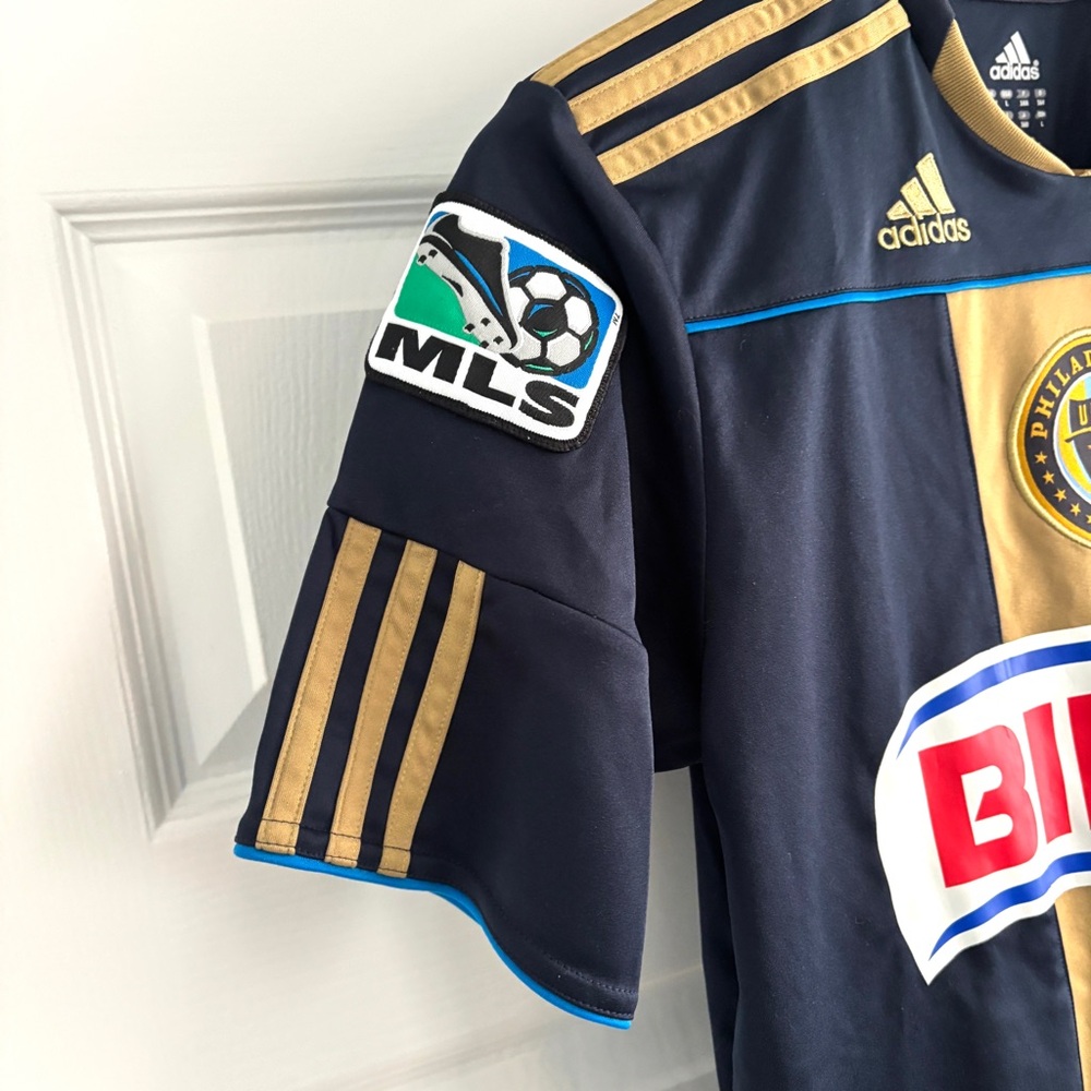 Philadelphia Union Adidas Soccer Kit Jersey Home 2011 2012 Youth Large - Picture 3 of 11
